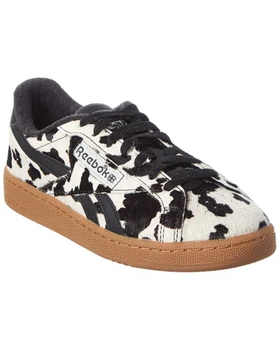 Reebok Club C Grounds Uk Haircalf Sneaker In Black