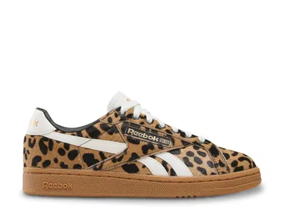 Reebok Club C Grounds Uk Sneakers Vintage Leopard In Brown
