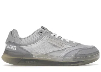 Pre-owned Reebok Club C Legacy Pleasures Sneakers In Pure Grey 2/pure Grey 4/straw