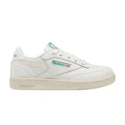 Pre-owned Reebok Club C Little Kid 'chalk Glen Green' | Cream | Kid's Size 11.5 In White