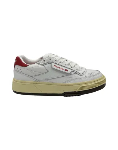 Reebok Club C Ltd Vintage Pop Red Sneakers In Gray
