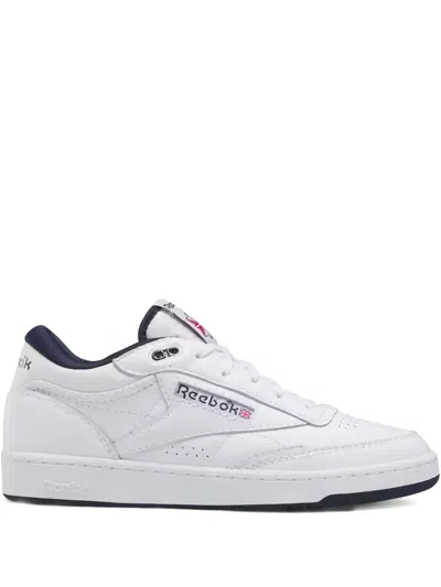 Reebok Club C Mid Ii Vintage "white/vector Navy/vector Red" Sneakers