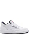 Reebok Club C Mid Ii Vintage "white/vector Navy/vector Red" Sneakers In White