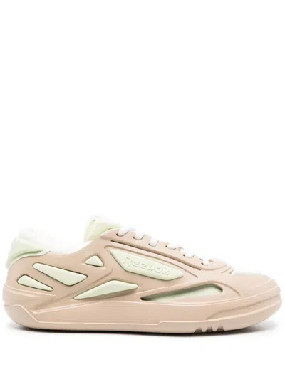 Reebok Club C Modern Faux-leather Sneakers In Neutral