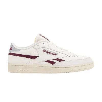 Pre-owned Reebok Club C Revenge 'chalk Classic Maroon' | Cream | Men's Size 12 In White