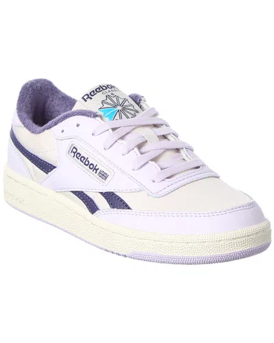 Reebok Club C Revenge Ii Canvas & Leather Sneaker In Purple