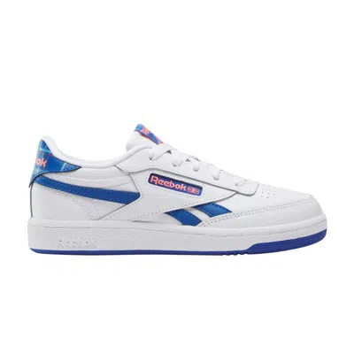 Pre-owned Reebok Club C Revenge Little Kid 'white Vector Blue Digital Coral' | Kid's Size 3