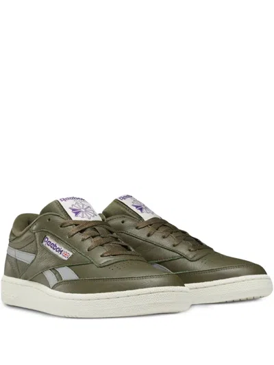 Reebok Club C Revenge Mu "black" Sneakers In Green