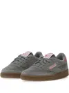 Reebok Club C Revenge Suede Panelled Sneakers In Gray
