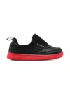 Reebok Club C Slip-on Red Sneakers In Black