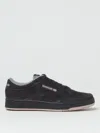 Reebok Woman Sneakers Black Size 8 Leather In Black
