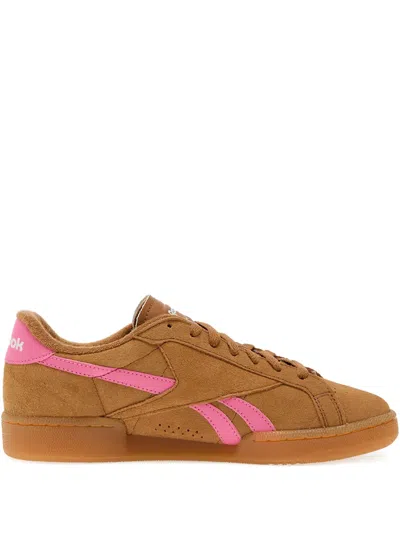 Reebok Club C Suede Sneakers In Brown