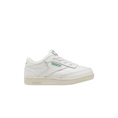 Pre-owned Reebok Club C Toddler 'chalk Glen Green' | Cream | Infant Size 10 In White