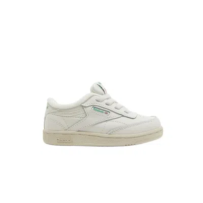Pre-owned Reebok Club C Toddler 'chalk Glen Green' | White | Infant Size 8