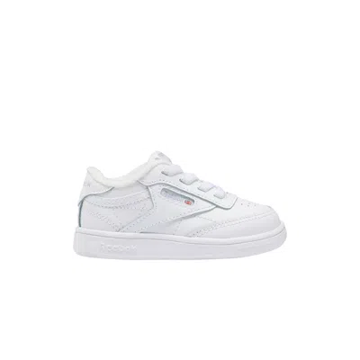 Pre-owned Reebok Club C Toddler 'triple White' | Infant Size 4.5