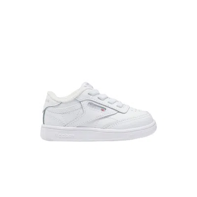 Pre-owned Reebok Club C Toddler 'triple White' | Infant Size 5.5