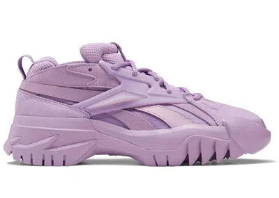 Pre-owned Reebok Club C V2 Cardi B (women's) Sneakers In Puzzled Purple
