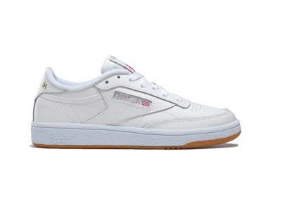 Pre-owned Reebok Club C (women's) Sneakers In White/light Grey/gum