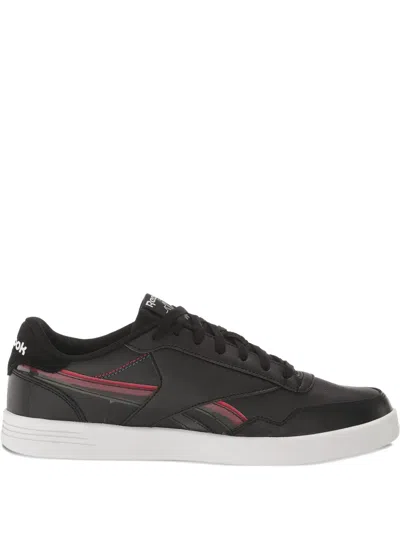Reebok Club Memt "black" Sneakers In Animal Print