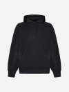 Reebok Color-block Cotton Hoodie In Black