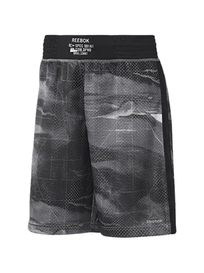 Reebok Combat Prime Boxing Shorts In Gray