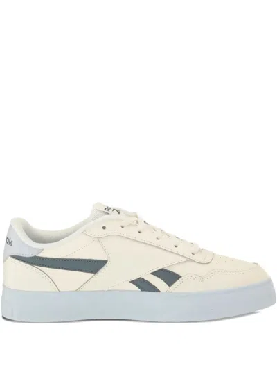 Reebok Court Advance Bold "chalk" Sneakers In White