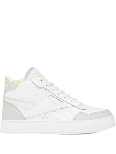 Reebok Court Advance Bold "footwear White/steely Fog/citron Glow" Sneakers