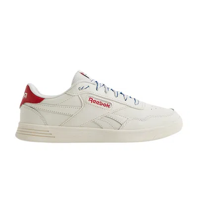 Pre-owned Reebok Court Advance 'chalk Vector Red' | Cream | Men's Size 9 In White