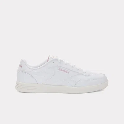 Reebok Court Advance In Dusty Rose M In White
