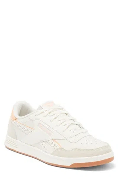 Reebok Court Advance Sneaker In Chalk/pink/utility Brown