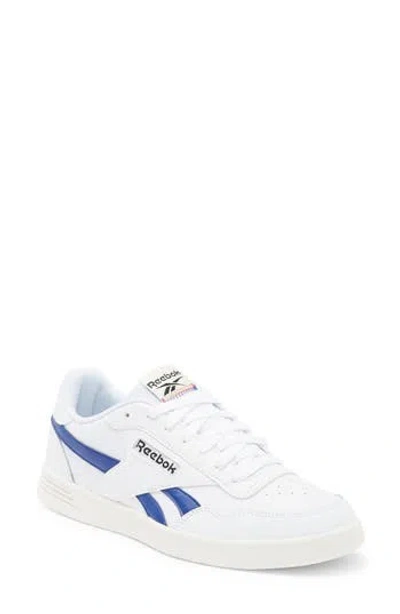 Reebok Court Advance Sneaker In White/chalk/cobalt