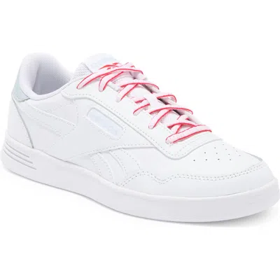 Reebok Court Advance Sneaker In White/feel Good Blue