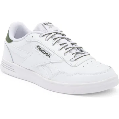 Reebok Court Advance Sneaker In White/green/grey