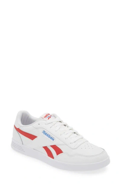 Reebok Court Advance Sneaker In White/red/blue