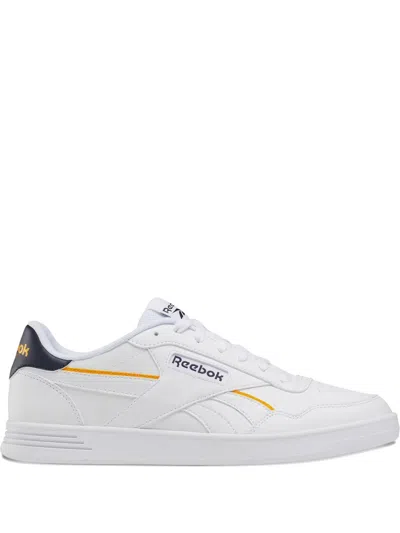 Reebok Court Advance Vegan "white/vector Navy/gold" Sneakers