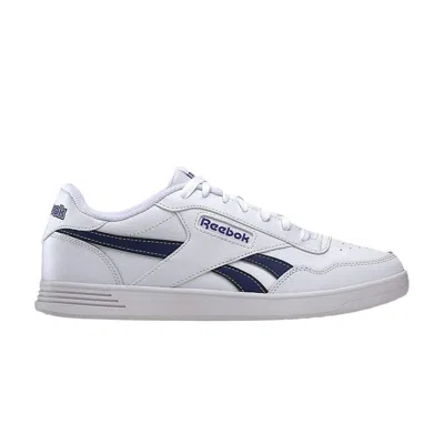 Pre-owned Reebok Court Advance 'white Classic Cobalt' | Men's Size 9