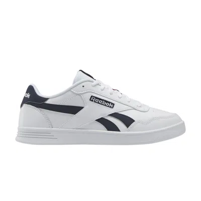 Pre-owned Reebok Court Advance 'white Vector Navy' | Men's Size 8