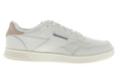 Pre-owned Reebok Court Advance White (women's) Sneakers In Footwear White/pea Glow/pink Stucco