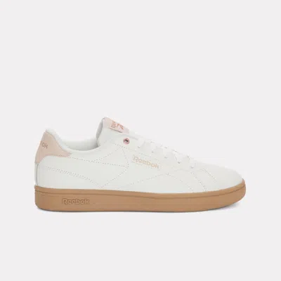 Reebok Court Clean In Chalk/mutedclay/pinkclay M In White