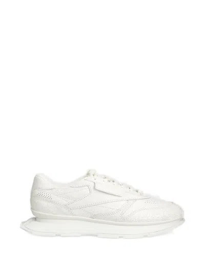 Reebok Cracked-effect Sneakers In White