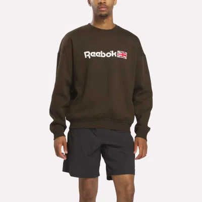 Reebok Crewneck Sweatshirt In Espresso