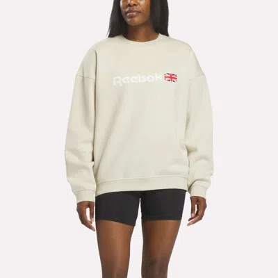 Reebok Crewneck Sweatshirt In Linen
