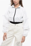 Reebok Cropped Solid Color Rbk Cardi B Jacket