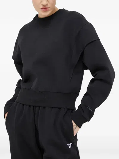 Reebok Cropped Sweatshirt In Black