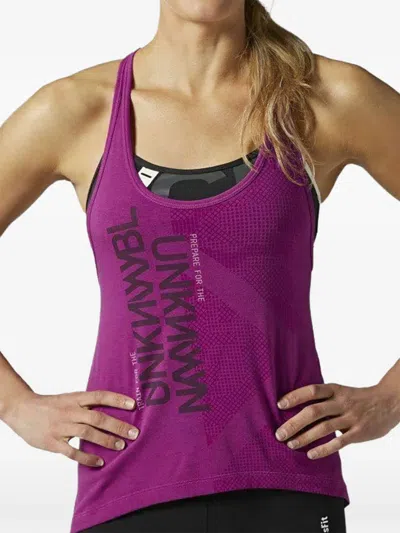 Reebok Crossback Muscle T-shirt In Purple