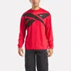 Reebok Crosscheck Long Sleeve Jersey In Pink