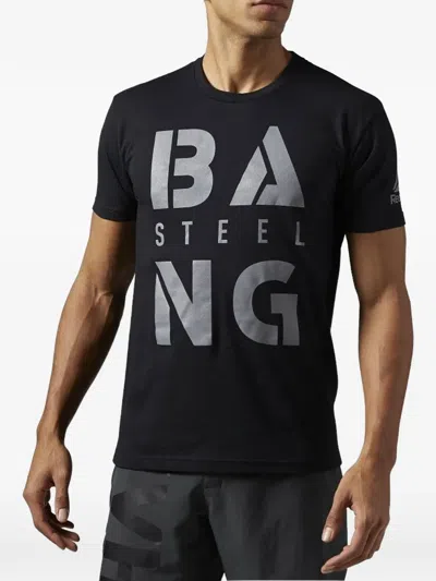 Reebok Crossfit Bang Steel T-shirt In Black