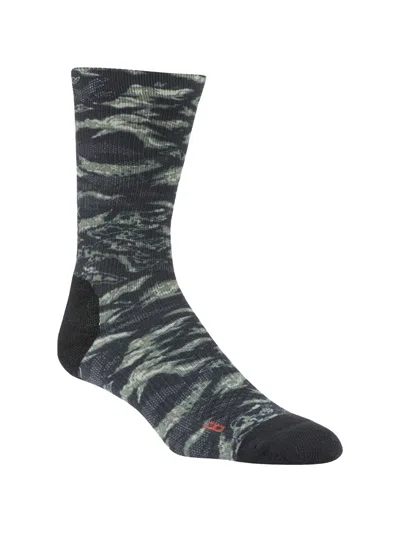 Reebok Crossfit Printed Socks In Black