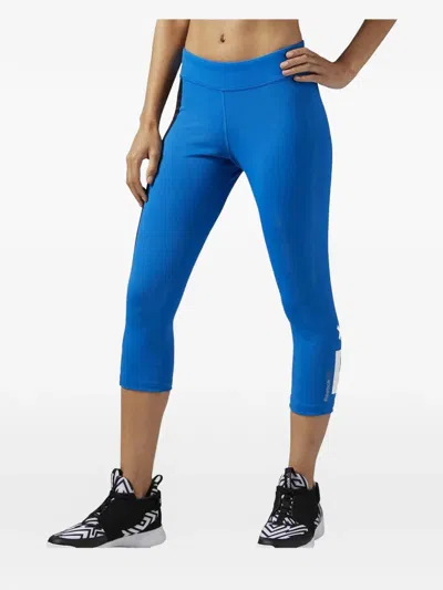 Reebok Dance Capri Leggings In Blue