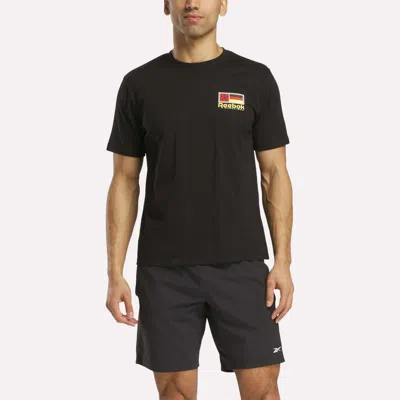 Reebok Deutschland Football T-shirt In Black